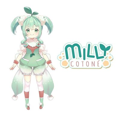 Trademark MILLY COTONE + Lukisan