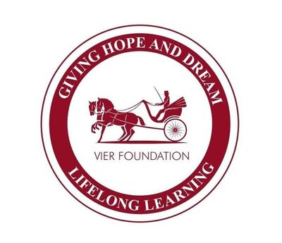 Trademark VIER FOUNDATION GIVING HOPE AND DREAM LIFELONG LEARNING + LUKISAN