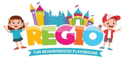 Trademark REGIO Fun Neighborhood Playground + Lukisan