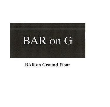 Trademark BAR on G