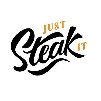 Trademark JUST STEAK IT + LOGO