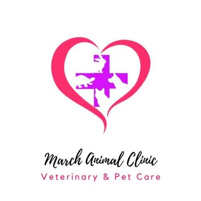 Trademark MARCH ANIMAL CLINIC Veterinary & Pet Care + LOGO