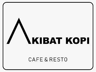 Trademark AKIBAT KOPI CAFE & RESTO + LOGO