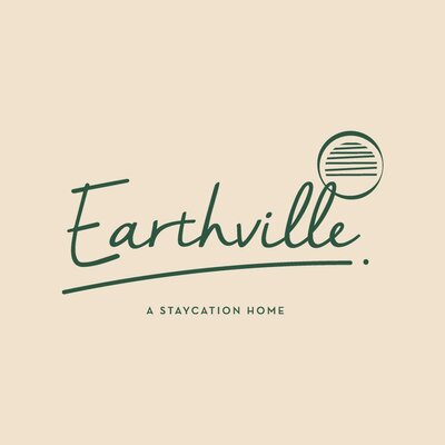 Trademark EARTHVILLE A STAYCATION HOME + LOGO