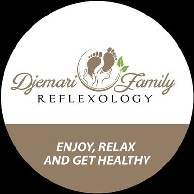 Trademark Djemari Family Reflexology Enjoy, Relax and Get Healthy + Logo