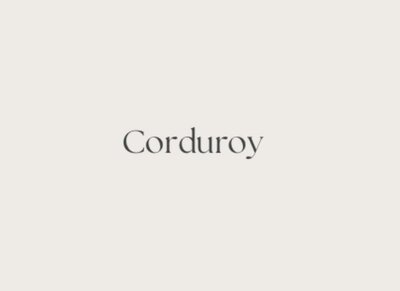 Trademark CORDUROY