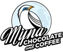 Trademark Myna Chocolate and Coffee & Lukisan