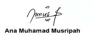 Trademark Ana Muhamad Musripah