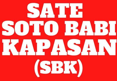 Trademark SATE SOTO BABI KAPASAN (SBK)