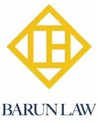 Trademark BARUN LAW + LOGO