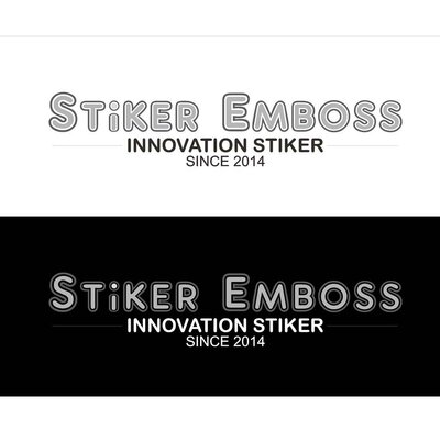 Trademark Stiker Emboss innovation stiker since 2014