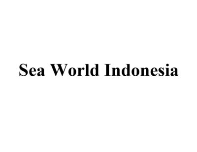 Trademark Sea World Indonesia