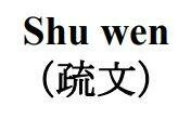 Trademark Shu wen dan huruf kanji