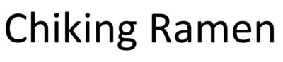 Trademark Chiking Ramen