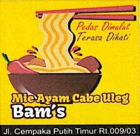 Trademark Mie Ayam Cabe Uleg Bam's