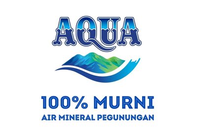 Trademark AQUA 100% MURNI AIR MINERAL PEGUNUNGAN