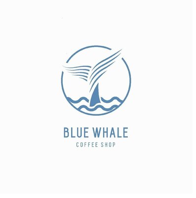 Trademark Blue Whale Coffee Shop