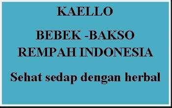 Trademark KAELLO : Bebek bakso rempah Indonesia. Sehat sedap dengan Herba