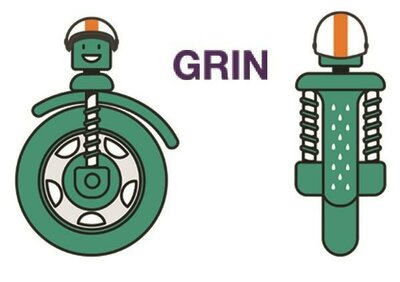 Trademark GRIN + LUKISAN RODA MOTOR