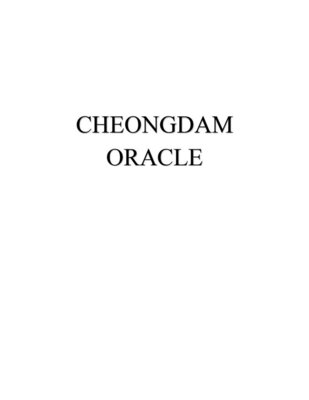 Trademark CHEONGDAM ORACLE