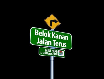 Trademark Belok Kanan Jalan Terus