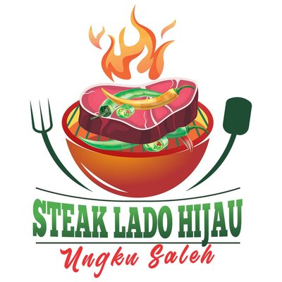 Trademark Steak Lado Hijau Ungku Saleh