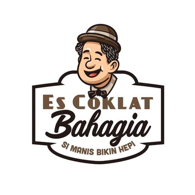 Trademark Es Coklat Bahagia