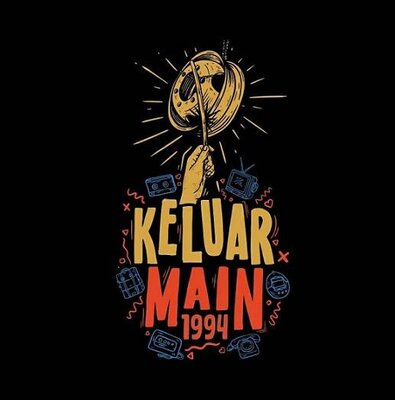 Trademark KELUAR MAIN 1994 + Lukisan