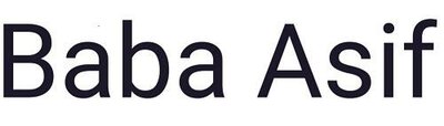 Trademark Baba Asif