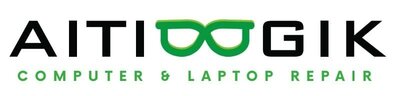 Trademark Aitigik Computer & Laptop Repair + Logo Kacamata