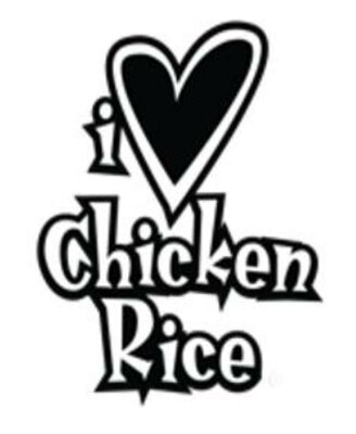 Trademark i love Chicken Rice & Lukisan