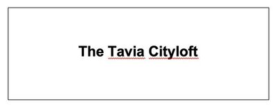 Trademark The Tavia Cityloft