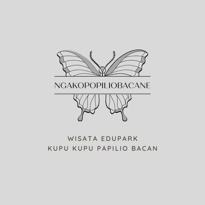 Trademark NgakoPopilioBacane Wisata Edupark Kupu Kupu Papilio Bacan + Logo