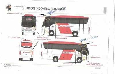 Trademark ARION INDONESIA TRANSPORT & Logo