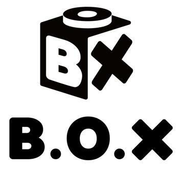 Trademark B.O.X + BX logo