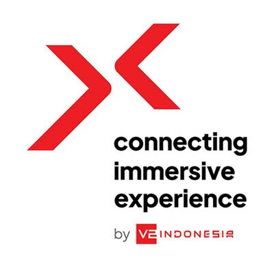 Trademark connecting immersive experience by V2 INDONESIA + Logo