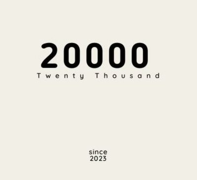 Trademark 20000 Twenty Thousand, since 2023