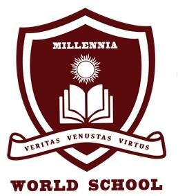 Trademark MILLENNIA WORLD SCHOOL + VERITAS VENUSTAS VIRTUS + LOGO