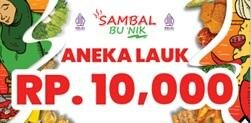 Trademark Sambal Bu 'Nik Aneka Lauk Rp. 10.000