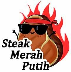 Trademark Steak Merah Putih + Lukisan