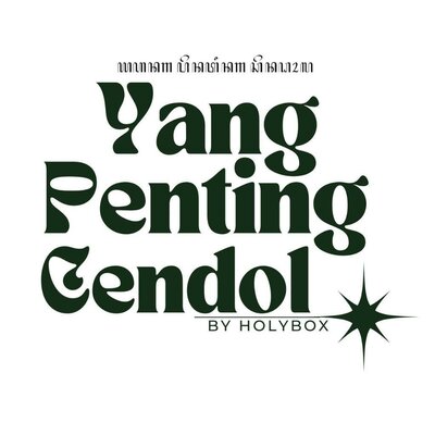 Trademark Yang Penting Cendol by Holybox & Lukisan