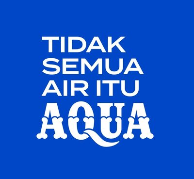 Trademark Tidak Semua Air Itu AQUA + logo