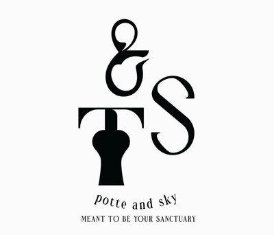 Trademark Potte and sky Meant To Be Your Sanctuary + Logo