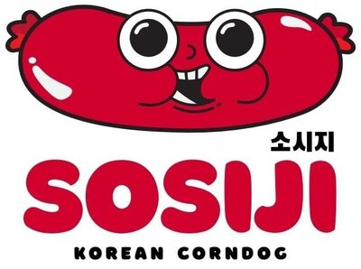 Trademark SOSIJI KOREAN CORNDOG + LUKISAN + KARAKTER HURUF NON LATIN