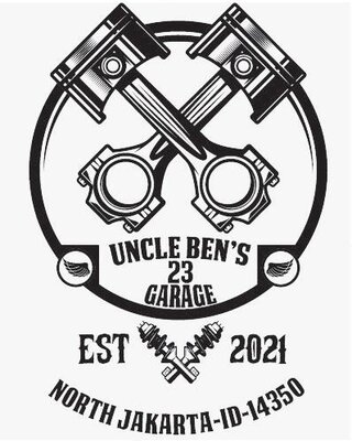 Trademark UNCLE BEN'S 23 GARAGE EST 2021 NORTH JAKARTA -ID-14350 + LOGO