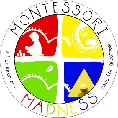 Trademark Montessori Madness all children are made for greatness + Logo