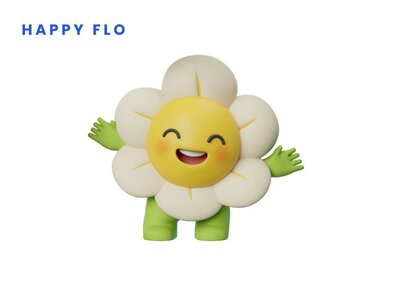 Trademark HAPPY FLO + LUKISAN