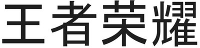 Trademark Huruf Kanji "WANG ZHE RONG YAO"