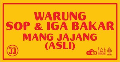 Trademark WARUNG SOP & IGA BAKAR MANG JAJANG (ASLI) MANG JJ + LUKISAN