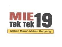 Trademark Mie Tek Tek 19